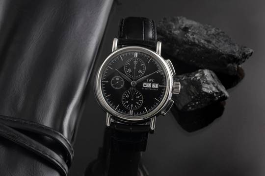  IWC Portofino Chronograph Edelstahl Automatik Herrenuhr Ref. IW378303 