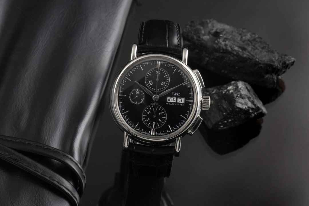  IWC Portofino Chronograph Edelstahl Automatik Herrenuhr Ref. IW378303 