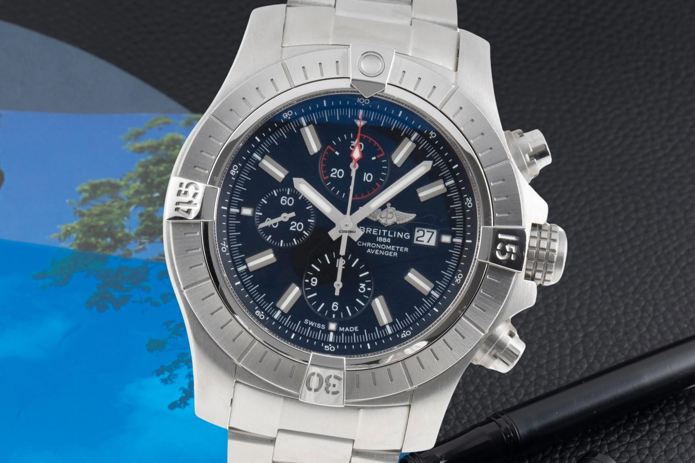Breitling Super Avenger Chronograph Automatik Stahl Ref. A13375