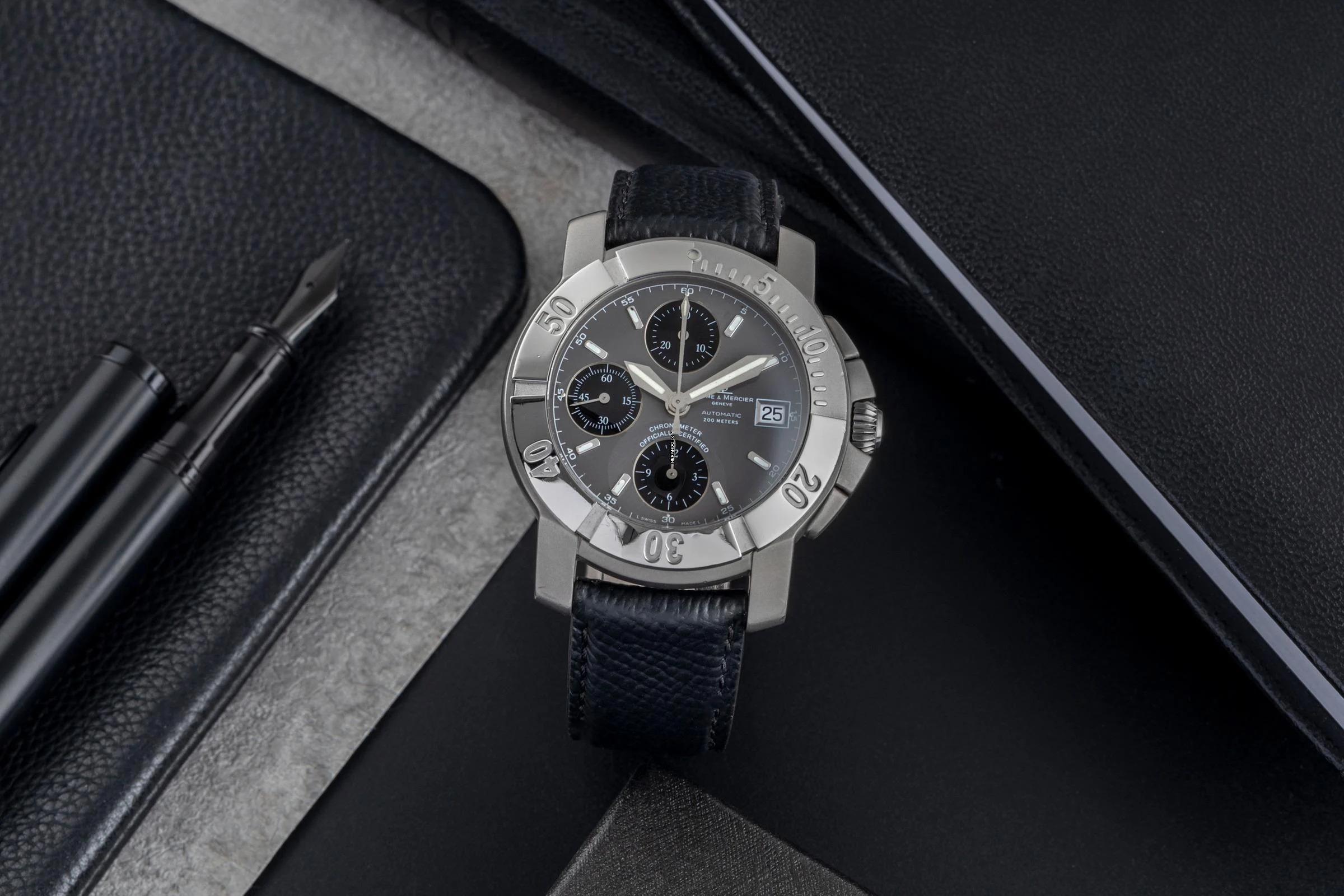 Thumbnail von Baume & Mercier Capeland Chronograph Stahl / Titan Automatik Herren Ref. 65390