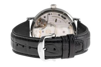 Thumbnail von IWC Portofino Handaufzug 8 Days Edelstahl Handaufzug Herrenuhr Ref. IW510106