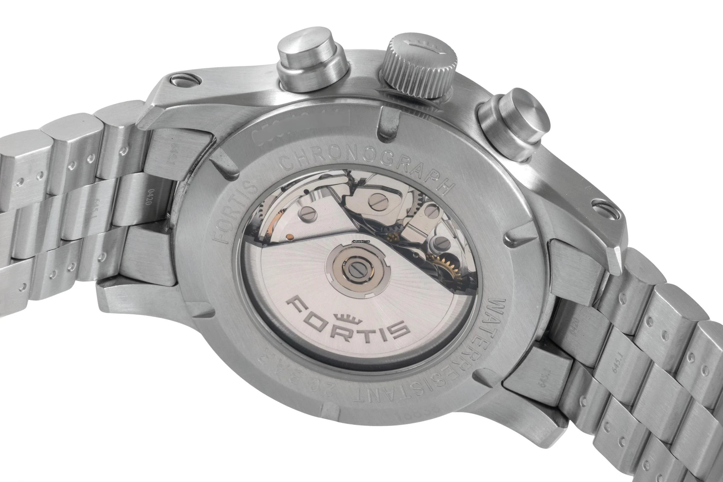 Thumbnail von Fortis Aeromaster Chronograph Stahl Automatik Ref.656.10.141