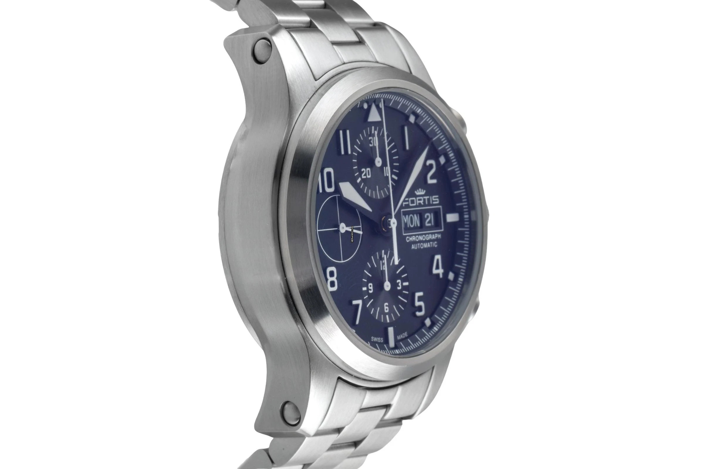 Thumbnail von Fortis Aeromaster Chronograph Stahl Automatik Ref.656.10.141