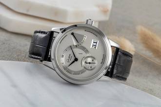 Thumbnail von Glashütte Original PanoReserve Edelstahl Handaufzug Herrenuhr Ref. 65-01-02-02-04 B&P