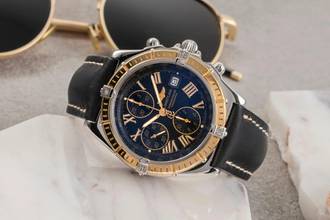 Thumbnail von Breitling Crosswind Chronograph Stahl / Gold Automatik Herrenuhr Ref. D13355
