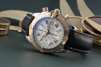 Thumbnail von Breitling Chronomat Evolution Chronograph Stahl / Gold Automatik Herrenuhr Ref. C13356