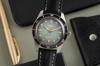 Thumbnail von Oris Divers Sixty Five X Momotaro Stahl / Bronze Automatik Herrenuhr Ref. 01 733 7707 4337 B&P