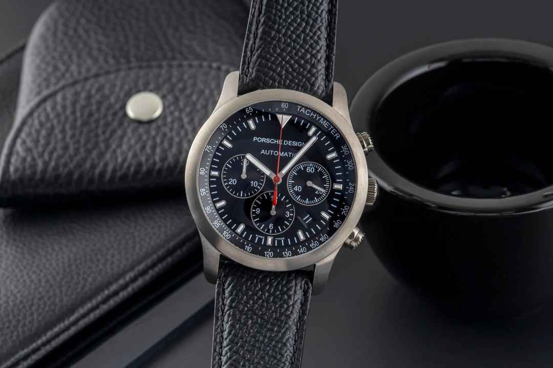  Porsche Design Dashboard Chronograph Titan Automatik Ref. 6612.11.40 Papers 