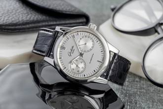 Thumbnail von Glashütte Original Senator Zeigerdatum Ref. 1-39-58-02-02-04 Box & Papiere 2013