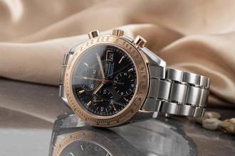 Thumbnail von Omega Speedmaster Date Chrono Stahl / Gold Automatik Ref. 323.21.40.40.01.001
