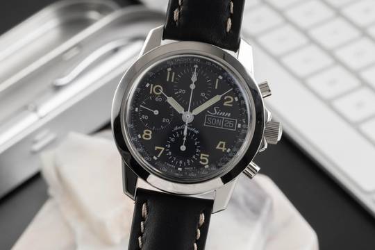  Sinn 103 ST Chronograph Stahl Automatik Herrenuhr Ref. 103.050 
