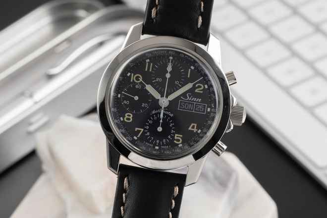  Sinn 103 ST Chronograph Stahl Automatik Herrenuhr Ref. 103.050 