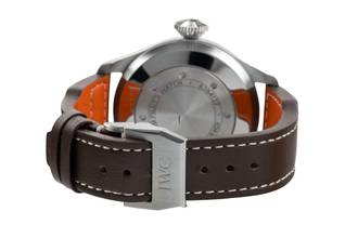 Thumbnail von IWC Große Fliegeruhr Big Pilot Stahl Automatik Green Dial Herrenuhr Ref. IW501015 NP. 13900 