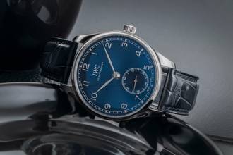 Thumbnail von IWC Portugieser Automatik Stahl Automatik Herrenuhr Ref. IW358305