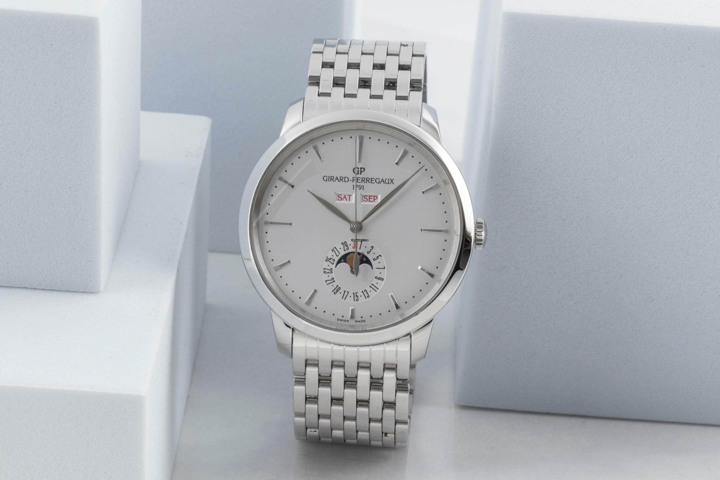 Thumbnail von Girard Perregaux 1966 Full Calendar Ref. 49535-11-131-11A Papiere