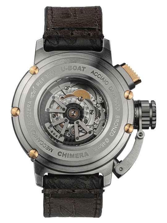  U-Boat Chimera 3006 Herrenuhr Chimera Bronze Damasco Automatik 46mm 10ATM 