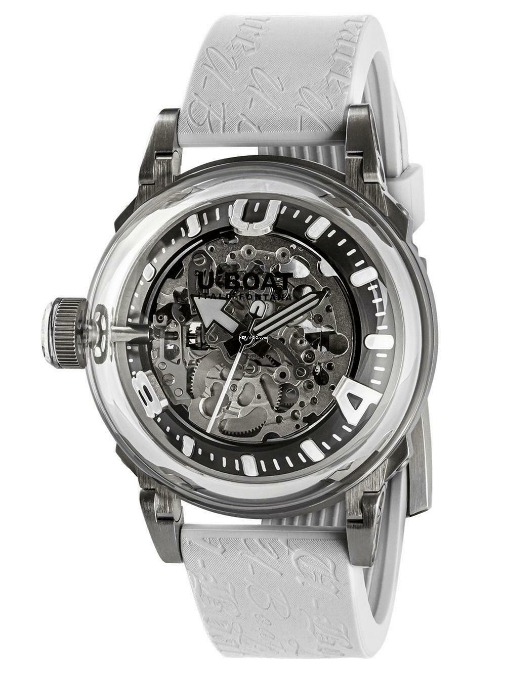  U-Boat 3346 Herrenuhr U-65 Automatik 44mm 5ATM 