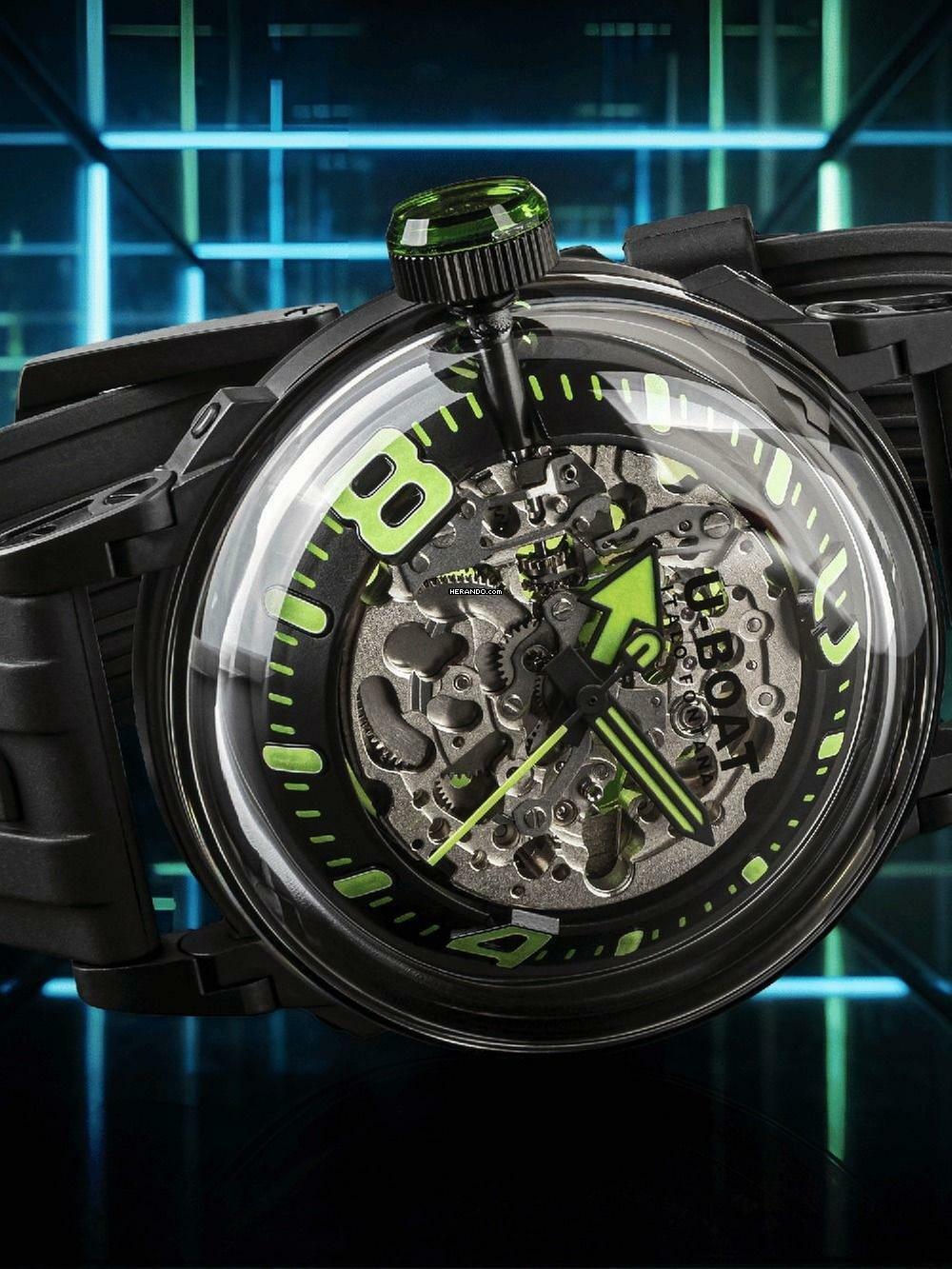 Thumbnail von U-Boat 3347 Herrenuhr U-65 PVD Automatik 44mm 5ATM