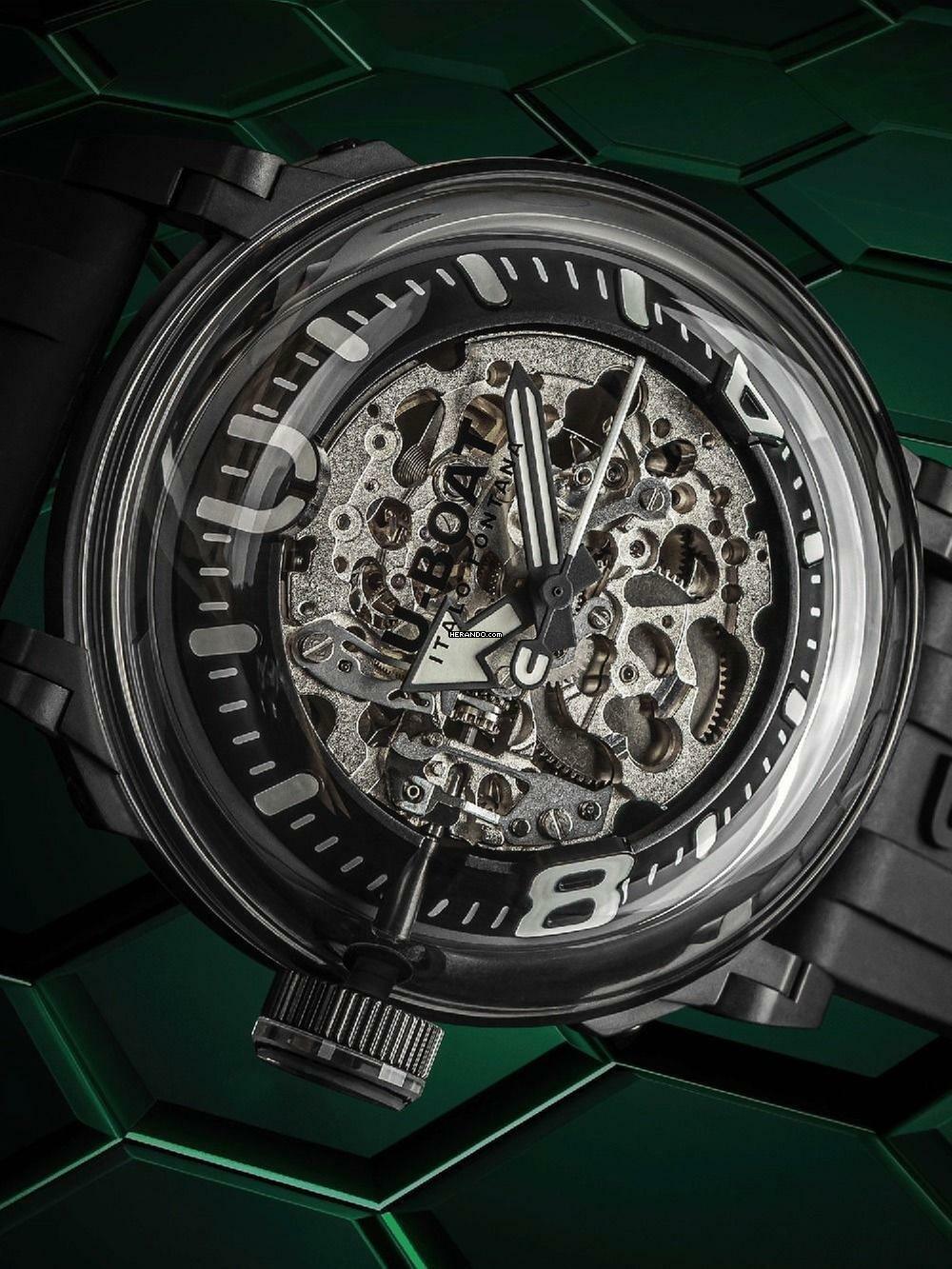 Thumbnail von U-Boat 3349 Herrenuhr U-65 PVD Automatik 44mm 5ATM