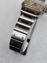 Thumbnail von Cartier Santos Galbée Moonphase 119902 Steel and Gold Very good Full Set 1992