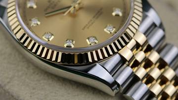 Thumbnail von Rolex Datejust 36 Steel Gold - Champagne Diamond - like New - Fullset - 2023