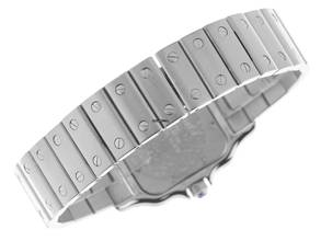 Thumbnail von Cartier Santos Galbée GM großes Modell Ref.1564 1999 BoxBeschreibung wie Neu Vintage Santos Galbee GM großes Modell