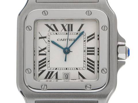  Cartier Santos Galbée GM großes Modell Ref.1564 1999 BoxBeschreibung wie Neu Vintage Santos Galbee GM großes Modell 