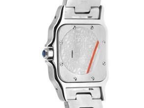 Thumbnail von Cartier Santos Galbée GM großes Modell Ref.1564 1999 BoxBeschreibung wie Neu Vintage Santos Galbee GM großes Modell