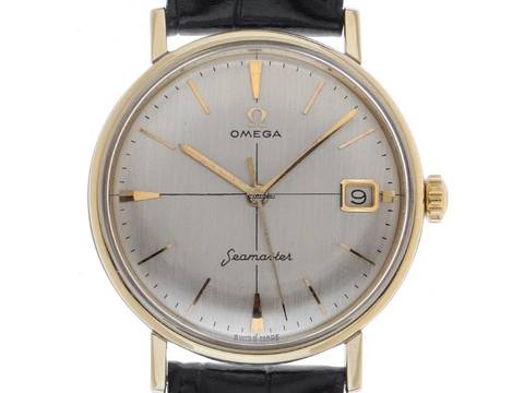  Omega Seamaster Date Ref.14775 62 SC 1962 original Box sehr gut Vintage Seamaster Zentrale Sekunde Automatic 