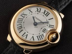 Thumbnail von Cartier Ballon Bleu PM kleines Modell Ref.3006 1995 Full Set sehr gut Vintage Ballon Bleu PM kleines Modell 18kt Gelbgold