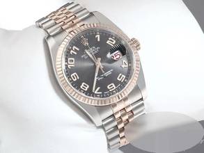 Thumbnail von Rolex Datejust 36 36mm 116231 2018 Stahl Rosegold 750 Automatik Stainless Steel 18kt Rose Gold Jubilé-band Chronometer Oyster Black Dial