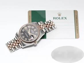 Thumbnail von Rolex Datejust 36 36mm 116231 2018 Stahl Rosegold 750 Automatik Stainless Steel 18kt Rose Gold Jubilé-band Chronometer Oyster Black Dial