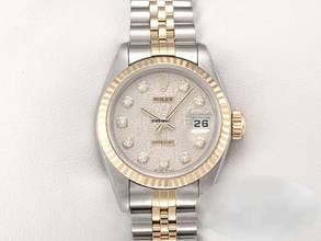 Thumbnail von Rolex Lady-Datejust Edelstahl Gelbgold 750 Diamanten Automatik Gold Stahl Damen Stainless Steel 18kt Yellow Gold Jubilé-band Chronometer Oyster
