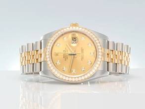 Thumbnail von Rolex Datejust 36 36mm 116243 2016 Lc010 Stahl Gelbgold 750 Diamanten Automatik Stainless Steel 18kt Yellow Gold Jubilé-band Chronometer Oyster