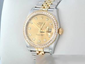 Thumbnail von Rolex Datejust 36 36mm 116243 2016 Lc010 Stahl Gelbgold 750 Diamanten Automatik Stainless Steel 18kt Yellow Gold Jubilé-band Chronometer Oyster