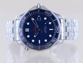 Thumbnail von Omega Seamaster Diver 300 M Co-Axial blue Dial Keramik Automatic 41 mm Top Diver B+P
