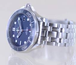 Thumbnail von Omega Seamaster Diver 300 M Co-Axial blue Dial Keramik Automatic 41 mm Top Diver B+P