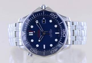 Thumbnail von Omega Seamaster Diver 300 M Co-Axial blue Dial Keramik Automatic 41 mm Top Diver B+P