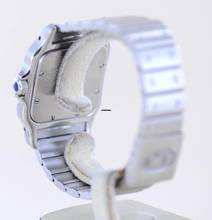 Thumbnail von Cartier Santos Galbée Mens Medium Stahl Galbée Roman Dial Quarz Unisex Date