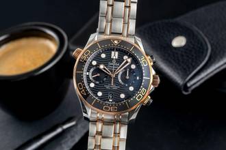 Thumbnail von Omega Seamaster Chronograph Stahl / Gold Automatik Ref. 210.20.44.51.01.001 B&P