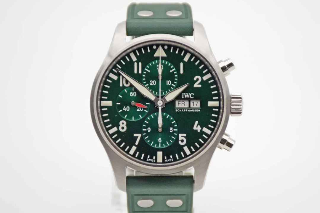  IWC Fliegeruhr Chronograph Pilots Chronograph 43 Green Edition No. 108/1000 