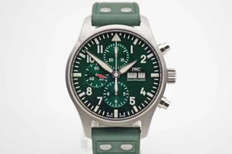 Thumbnail von IWC Fliegeruhr Chronograph Pilots Chronograph 43 Green Edition No. 108/1000