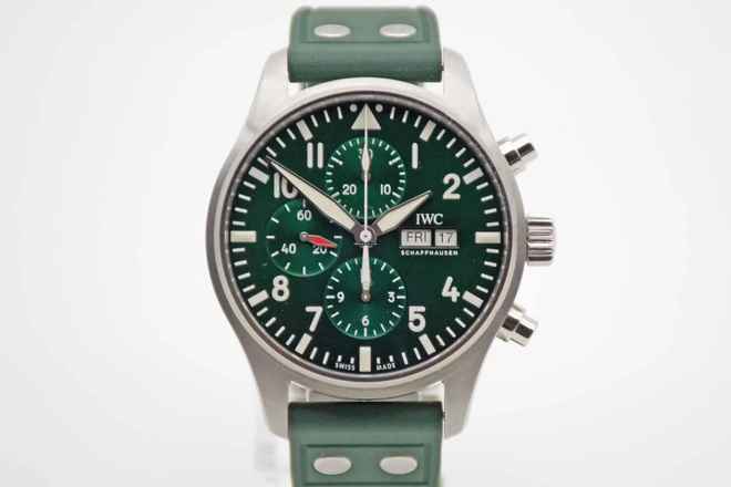  IWC Fliegeruhr Chronograph Pilots Chronograph 43 Green Edition No. 108/1000 