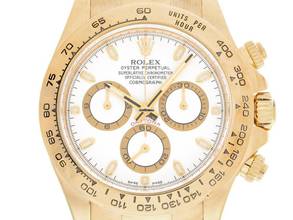 Thumbnail von Rolex Daytona Ref.116518 2010 Box&Beschreibung wie Neu Vintage Daytona 18kt Krokoleder Faltschließe