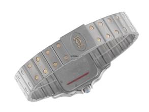 Thumbnail von Cartier Santos Galbée GM Großes Modell Ref.1566 1998 Box&Beschreibung sehr gut Vintage Santos Galbee GM großes Modell