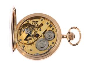 Thumbnail von Monopol Taschenuhr 14kt Roségold sehr gut Vintage Taschenuhr 14kt Roségold 105g