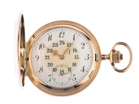  Monopol Taschenuhr 14kt Roségold sehr gut Vintage Taschenuhr 14kt Roségold 105g 