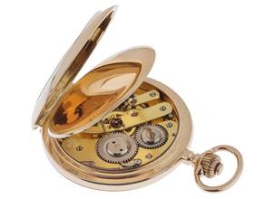 Thumbnail von Monopol Taschenuhr 14kt Roségold sehr gut Vintage Taschenuhr 14kt Roségold 105g