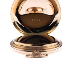 Thumbnail von Monopol Taschenuhr 14kt Roségold sehr gut Vintage Taschenuhr 14kt Roségold 105g