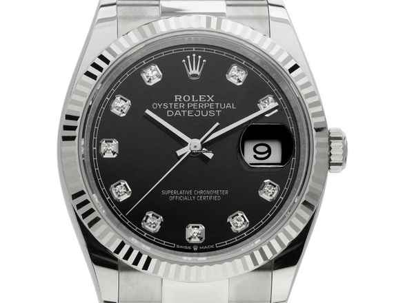  Rolex Datejust 36 Diamanten Ref.126234 2019 Box&Beschreibung wie Neu Datejust Diamanten 